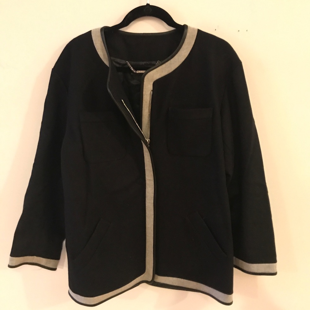 Barbara Bui zip front wool coat